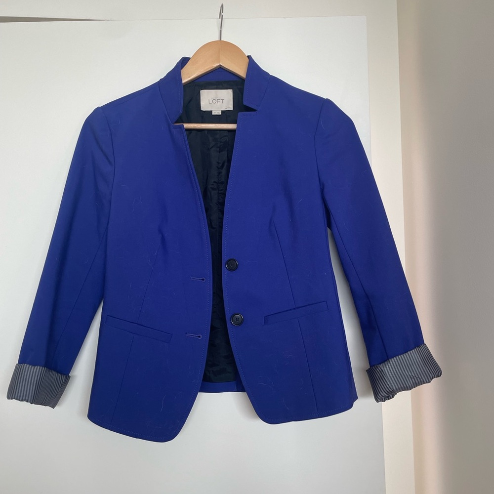 LOFT petite Women's Blue Blazer